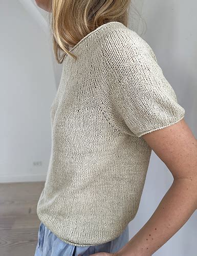 nudlude|Plain Yoke Tee 22 Solo pattern by Lene Holme。